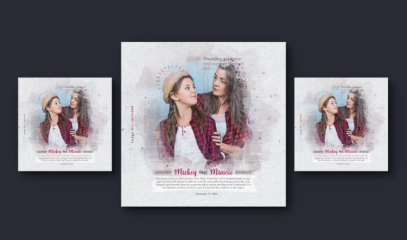 Download Watercolor Photo Collage Instagram Posts - Instagram posts Collection